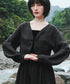 Sheer Volume Sleeve Cardigan